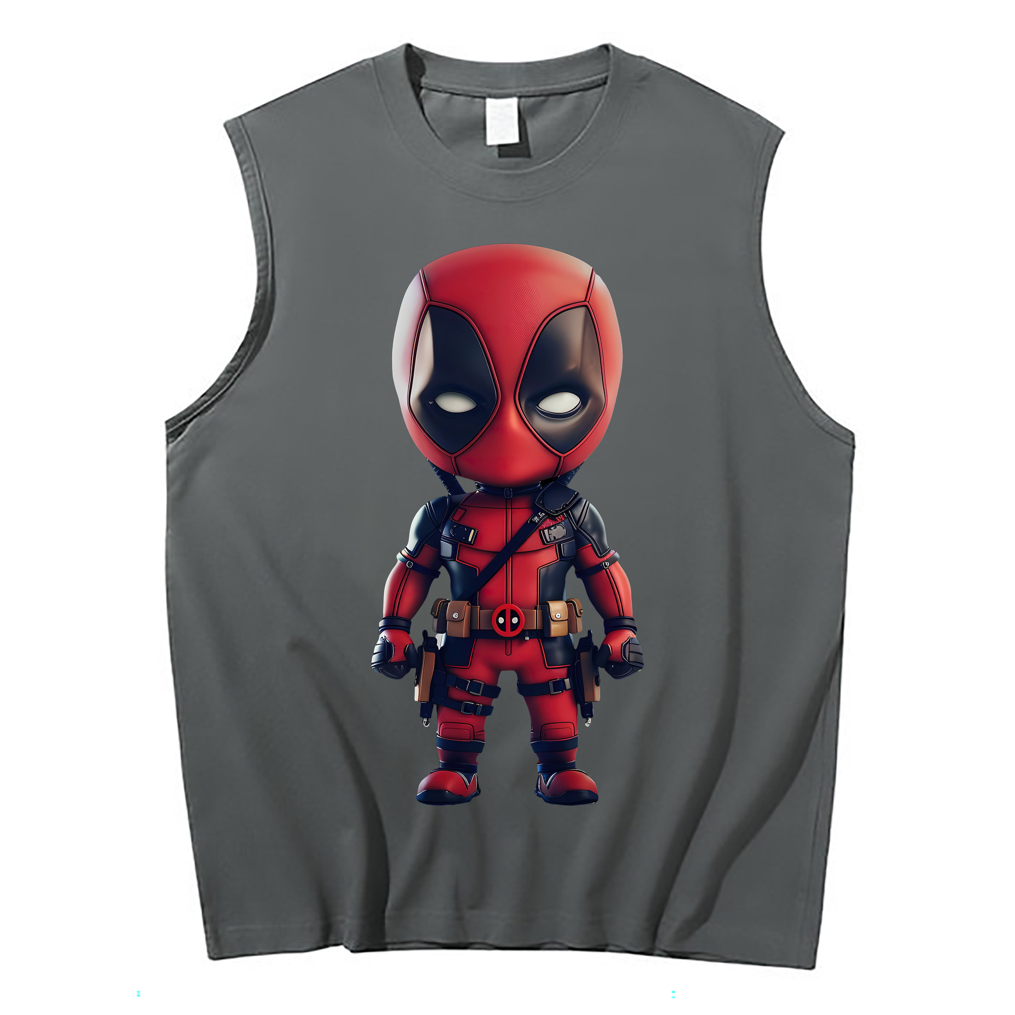 （画像用） Deadpool デッドプール コットン100％タンクトップ（フロントプリント）